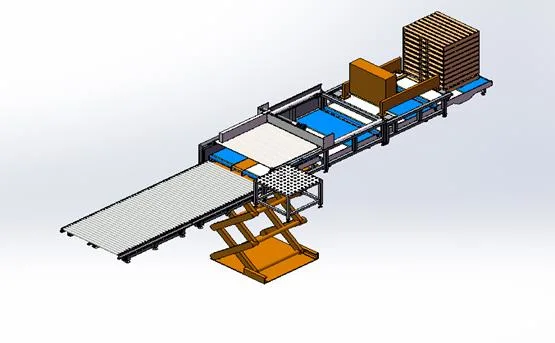 Automatic Intelligent Fully Automatical Munti Funtion High Speed Carton Box Equipment Manufacturer Roll Logistics Paper Roll Conveyor System for Paper Mill Car